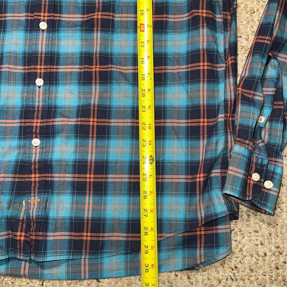 Tommy Hilfiger Mens XL Plaid Button Down Shirt Long Sleeve NY Fit Multicolored - Picture 8 of 11